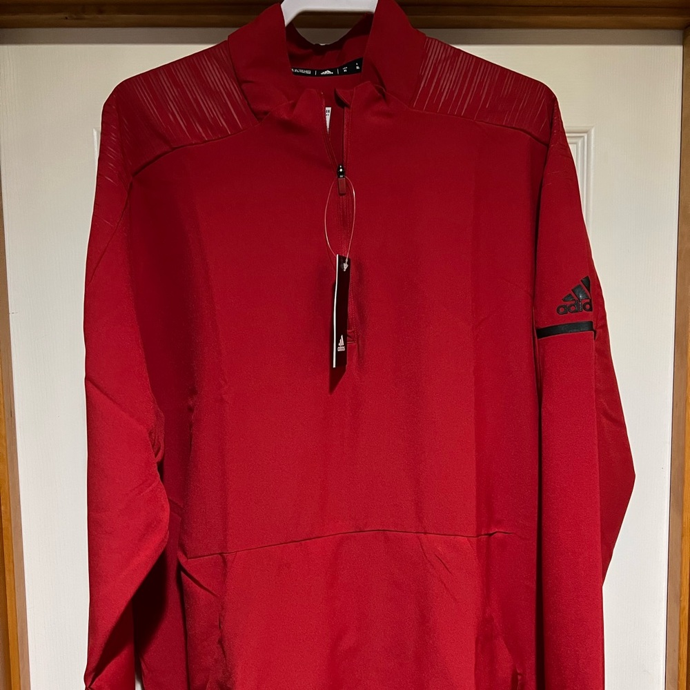Adidas L/S 1/4 Zip - 655TA - Sz XL
